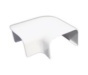 Tecnosystemi Optima CP135-OPT Platte Bocht 90graden Wit