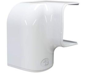 Tecnosystemi Optima Rechter Bocht Verticaal/Horizontaal MRD75 Wit